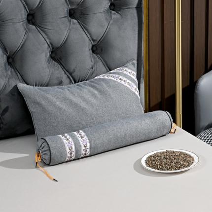 91家纺网 家纺一手货源 找家纺 总织布人 2021新款棉麻连体荞麦枕理疗枕45*25*8