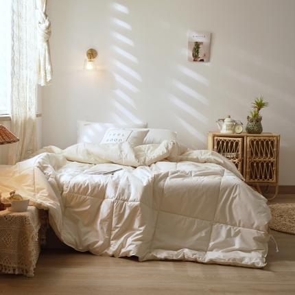 91家纺网 家纺一手货源 找家纺 （总）巴宝路 2025秋冬新品A类原棉有机澳洲羊毛被