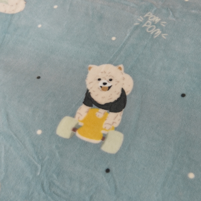 91家纺网 家纺一手货源 找家纺 锦罗绣 2021新款牛奶绒印花四件套 绒球