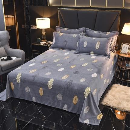 91家纺网 家纺一手货源 找家纺 （总）锦罗绣 2021新款牛奶绒印花单品床单