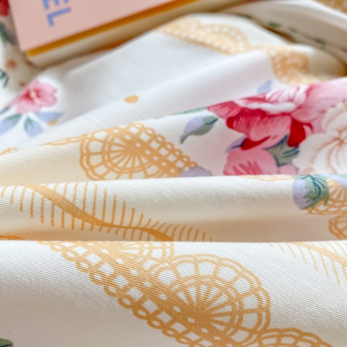 91家纺网 家纺一手货源 找家纺 2021新印花全棉纯棉四件套学生宿舍三件套 花香