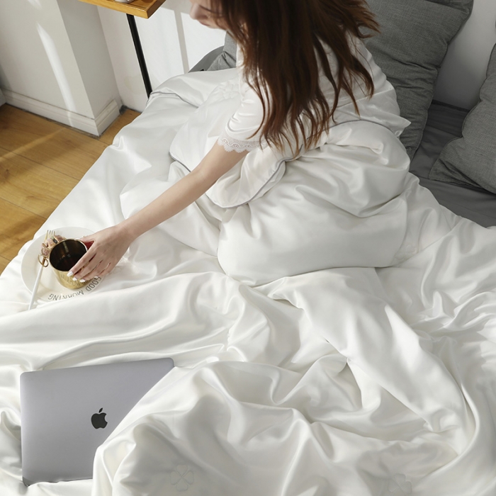 91家纺网 家纺一手货源 找家纺 巴宝路2024新品seres水洗真丝蚕丝被