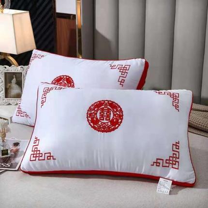 91家纺网 家纺一手货源 找家纺 （总）新丽佳家纺 2021新款全棉立体羽丝绒婚庆枕芯