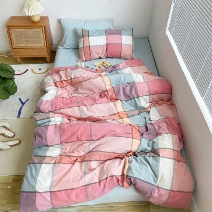 91家纺网 家纺一手货源 找家纺 （总）例外 2021新款日系学生三件套四件套