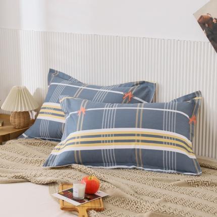 铭成全棉12868小清新系列单枕套48*74cm美好时光