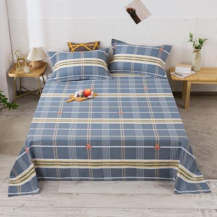 91家纺网 家纺一手货源 找家纺 铭成 2022新款全棉12868小清新系列单床单美好时光