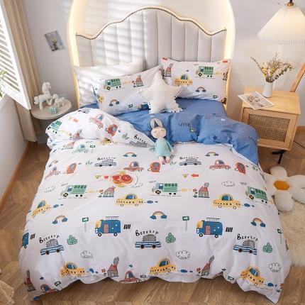 91家纺网 家纺一手货源 找家纺 （总）一米阳光 2022新款13070全棉四件套