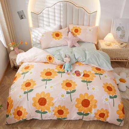 91家纺网 家纺一手货源 找家纺 （总）一米阳光 2022新款13070全棉四件套