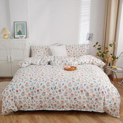 91家纺网 家纺一手货源 找家纺 一米阳光 2022新款13070全棉四件套 米娜