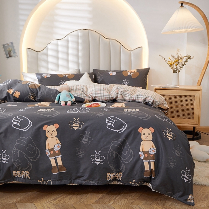 91家纺网 家纺一手货源 找家纺 （总）一米阳光 2022新款13070全棉四件套