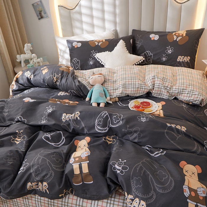 91家纺网 家纺一手货源 找家纺 （总）一米阳光 2022新款13070全棉四件套