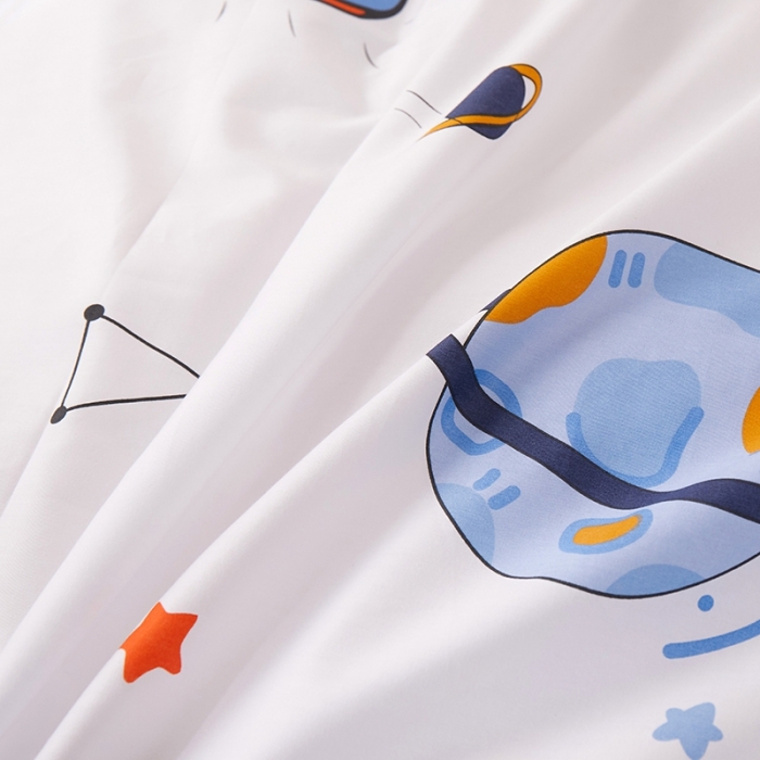 91家纺网 家纺一手货源 找家纺 一米阳光 2022新款13070全棉四件套 太空世界