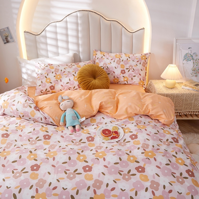 91家纺网 家纺一手货源 找家纺 一米阳光 2022新款13070全棉四件套 新柔