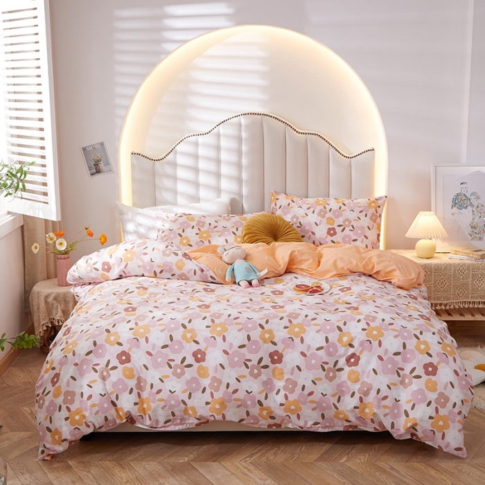 91家纺网 家纺一手货源 找家纺 一米阳光 2022新款13070全棉四件套 新柔