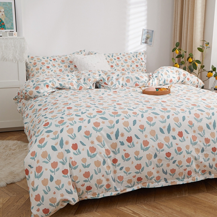 91家纺网 家纺一手货源 找家纺 一米阳光 2022新款13070全棉四件套 米娜