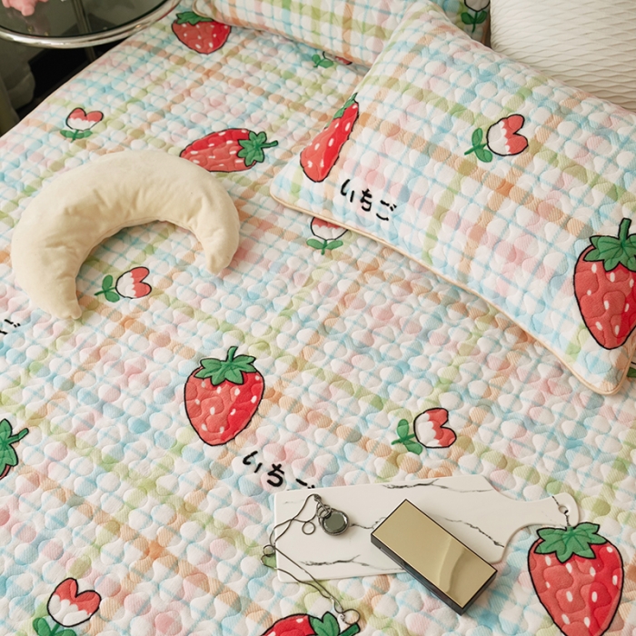 91家纺网 家纺一手货源 找家纺 （总）美优兰  2021新品加厚牛奶绒床垫床护垫床盖三件套