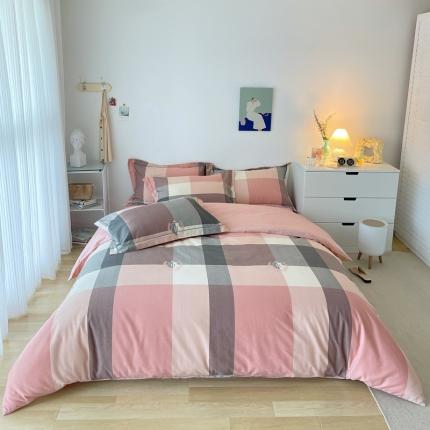 91家纺网 家纺一手货源 找家纺 （总）希文 2022年秋冬磨毛全棉生态磨毛印花四件套