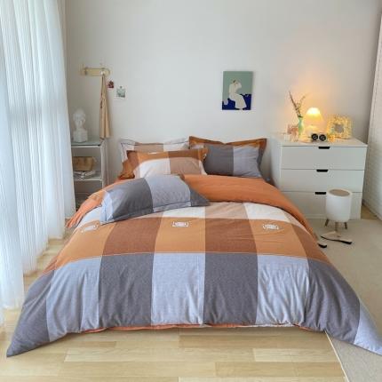 91家纺网 家纺一手货源 找家纺 （总）希文 2022年秋冬磨毛全棉生态磨毛印花四件套