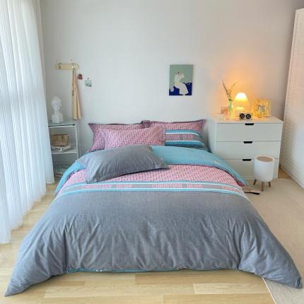 91家纺网 家纺一手货源 找家纺 （总）希文 2022年秋冬磨毛全棉生态磨毛印花四件套