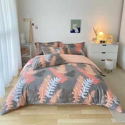 91家纺网 家纺一手货源 找家纺 （总）希文 2022年秋冬磨毛全棉生态磨毛印花四件套