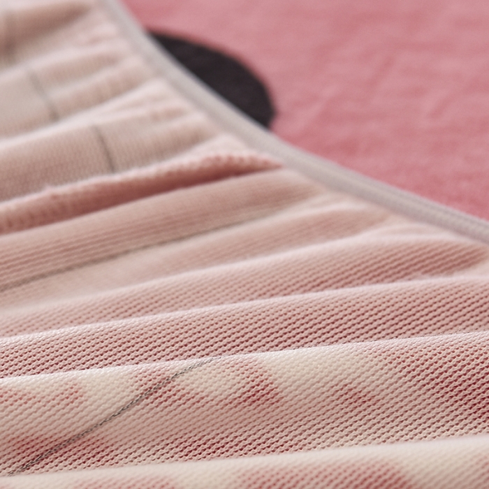 91家纺网 家纺一手货源 找家纺 锦罗绣 2021新款牛奶绒印花单品床笠菠萝