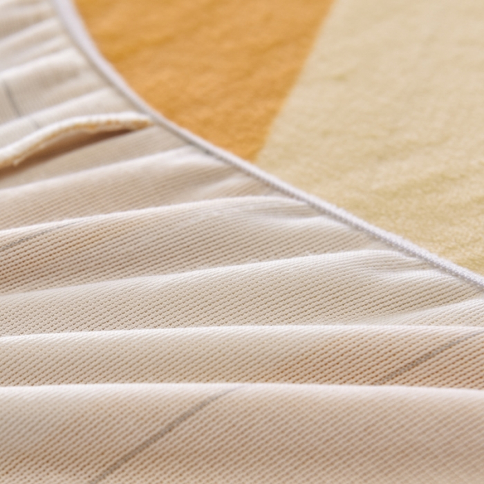 91家纺网 家纺一手货源 找家纺 锦罗绣 2021新款牛奶绒印花单品床笠大白