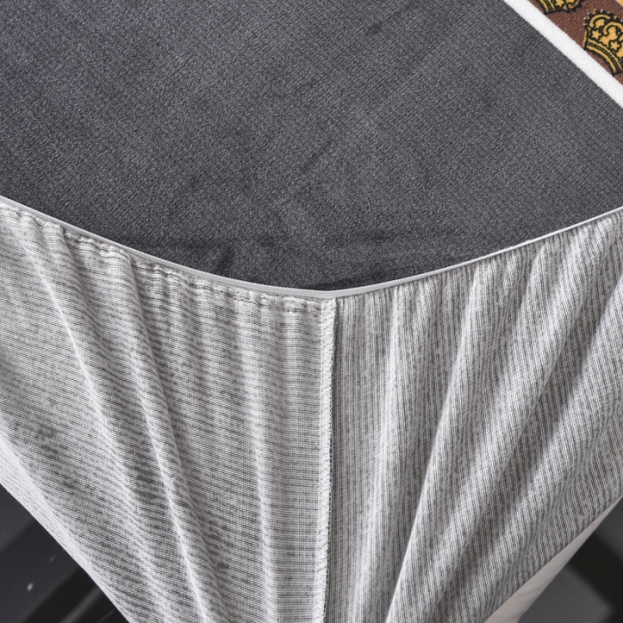 91家纺网 家纺一手货源 找家纺 锦罗绣 2021新款牛奶绒印花单品床笠皇冠