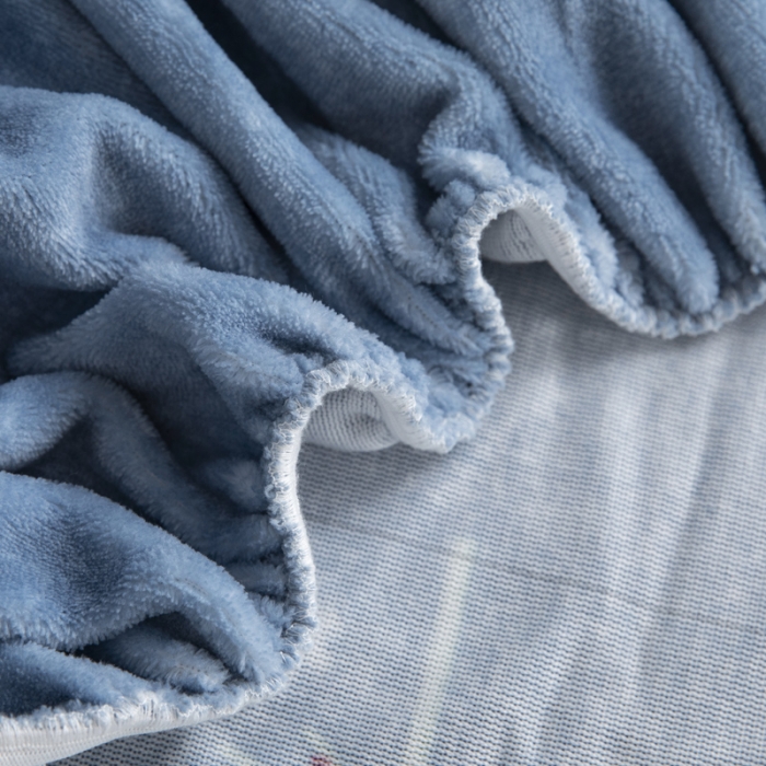 91家纺网 家纺一手货源 找家纺 锦罗绣 2021新款牛奶绒印花单品床笠小鹿