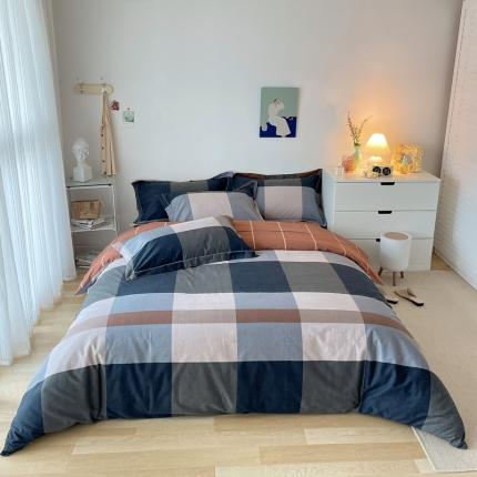 希文 2021新款全棉生态磨毛印花四件套 简希