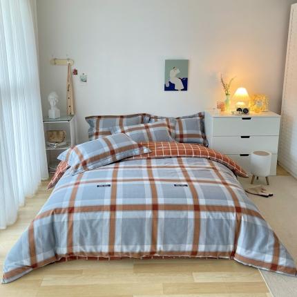 希文 2021新款全棉生态磨毛印花四件套 凯撒特