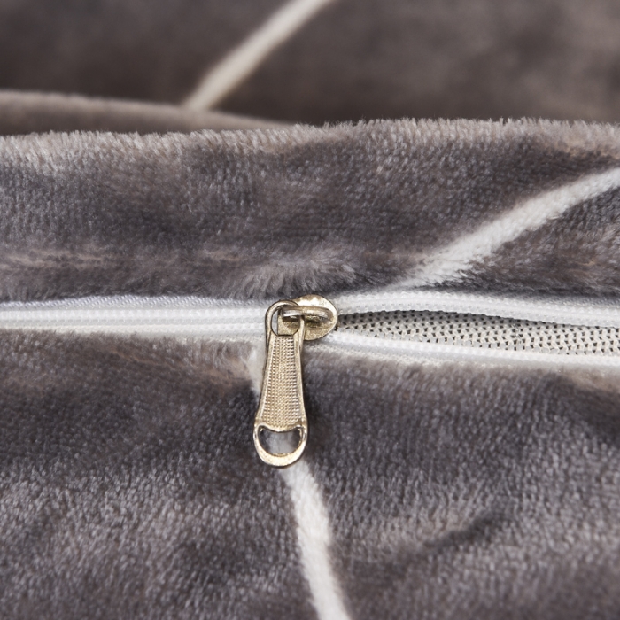 91家纺网 家纺一手货源 找家纺 锦罗绣 2021新款牛奶绒印花单品被套几何梦想