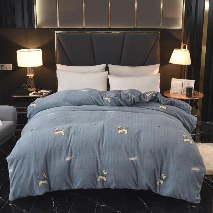 锦罗绣 2021新款牛奶绒印花单品被套史努比