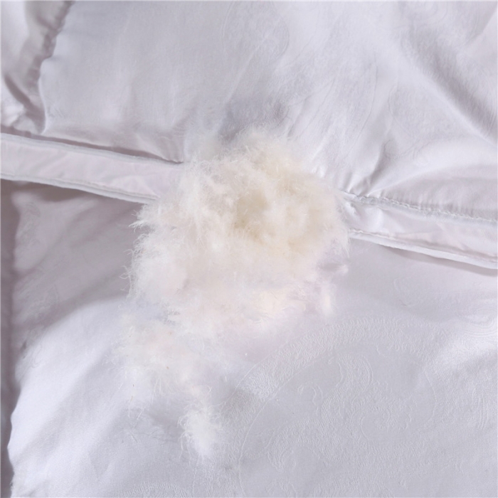 91家纺网 家纺一手货源 找家纺 （总）岚司羽 2021新品95%白鹅绒双层里衬冬被臻品羽绒被