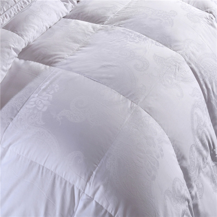 91家纺网 家纺一手货源 找家纺 （总）岚司羽 2021新品95%白鹅绒双层里衬冬被臻品羽绒被