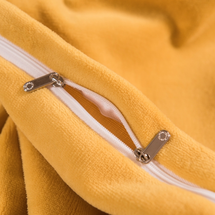 91家纺网 家纺一手货源 找家纺 绒博士 220g法莱牛奶水晶金貂魔法四件套-倾城之恋柠檬黄