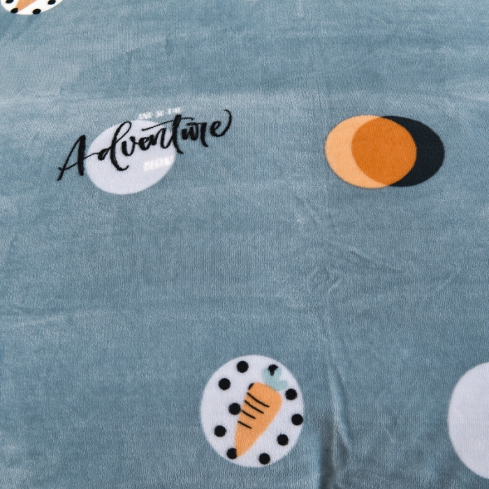 91家纺网 家纺一手货源 找家纺 锦罗绣 2021新款牛奶绒印花单品枕套一对小萝卜