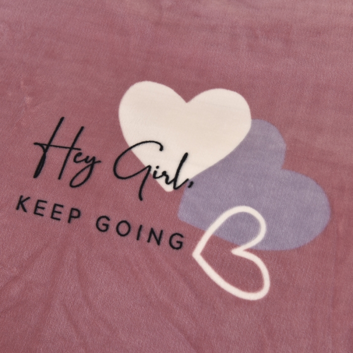 91家纺网 家纺一手货源 找家纺 锦罗绣 2021新款牛奶绒印花单品枕套一对爱心-粉