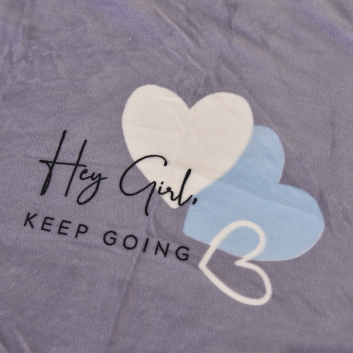 91家纺网 家纺一手货源 找家纺 锦罗绣 2021新款牛奶绒印花单品枕套一对爱心-灰