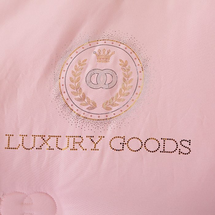 91家纺网 家纺一手货源 找家纺 VIP被业 2021新款彩虹大豆被冬被 彩虹粉