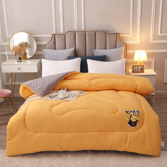 91家纺网 家纺一手货源 找家纺 VIP被业 2021新款7D时尚冬被 皮卡皮卡丘