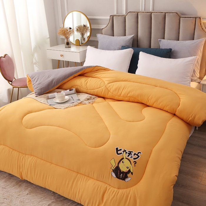 91家纺网 家纺一手货源 找家纺 VIP被业 2021新款7D时尚冬被 皮卡皮卡丘