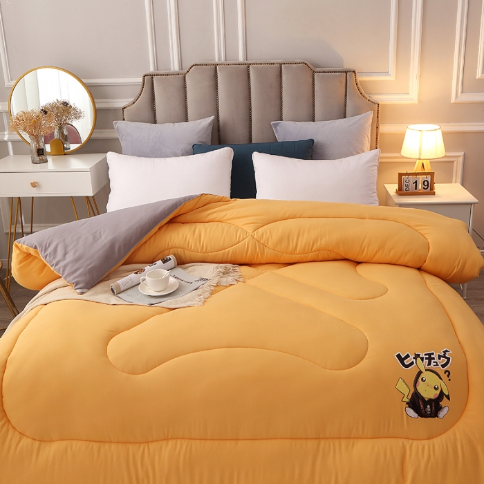 91家纺网 家纺一手货源 找家纺 VIP被业 2021新款7D时尚冬被 皮卡皮卡丘