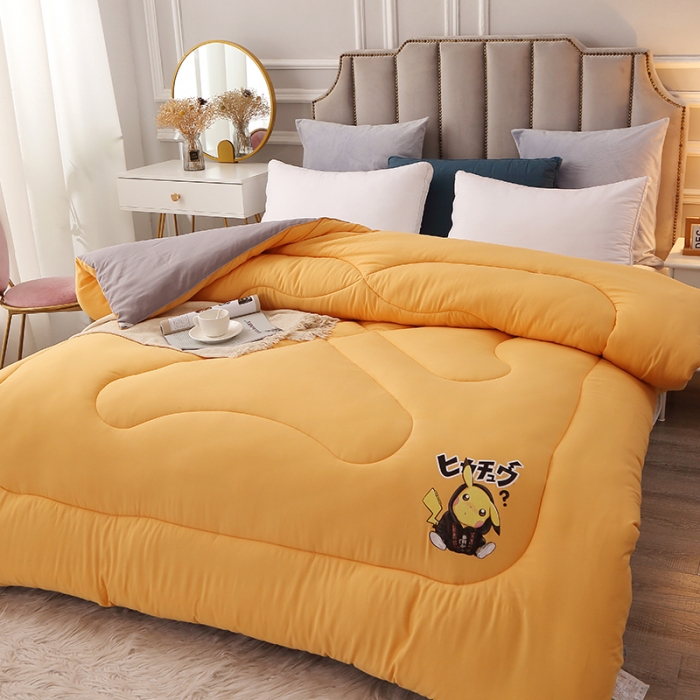 91家纺网 家纺一手货源 找家纺 VIP被业 2021新款7D时尚冬被 皮卡皮卡丘