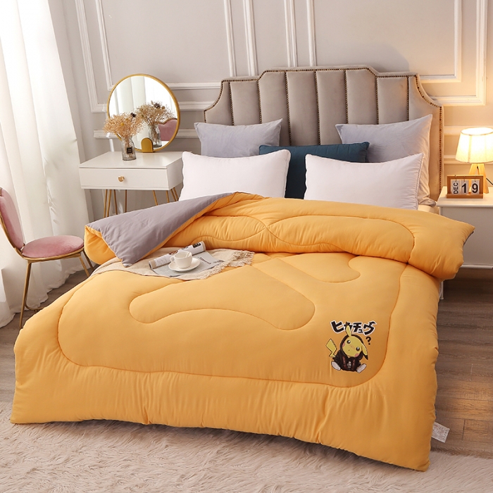 91家纺网 家纺一手货源 找家纺 VIP被业 2021新款7D时尚冬被 皮卡皮卡丘