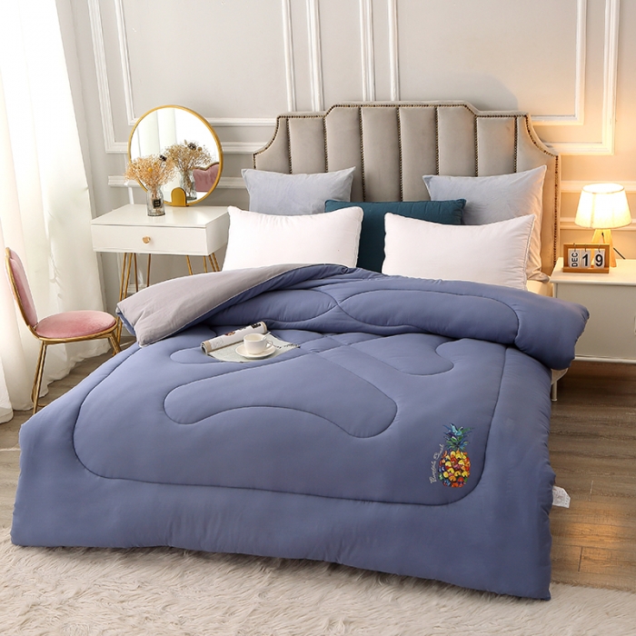 91家纺网 家纺一手货源 找家纺 VIP被业 2021新款7D时尚冬被 七彩菠萝