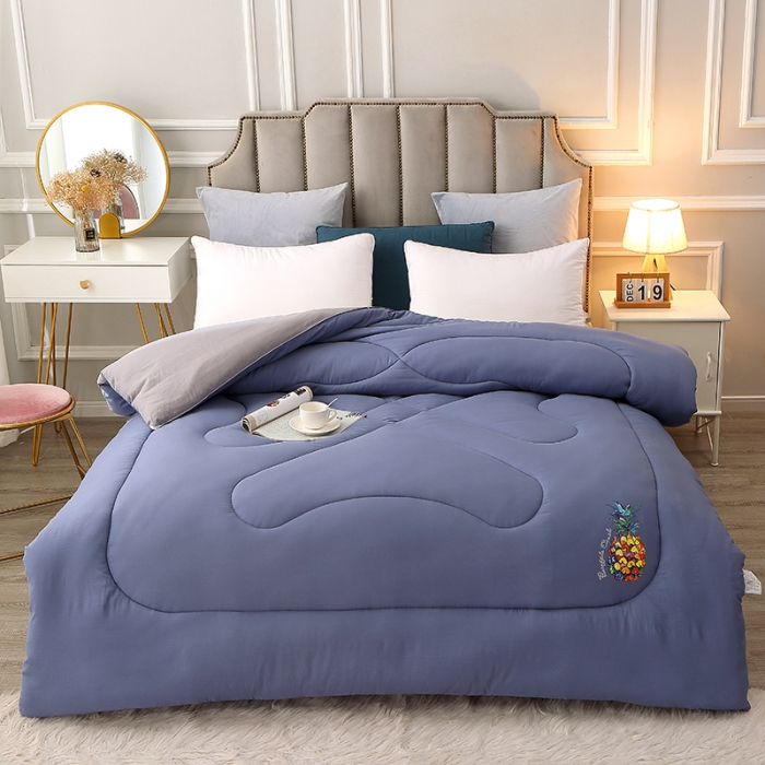 91家纺网 家纺一手货源 找家纺 VIP被业 2021新款7D时尚冬被 七彩菠萝