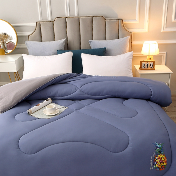 91家纺网 家纺一手货源 找家纺 VIP被业 2021新款7D时尚冬被 七彩菠萝