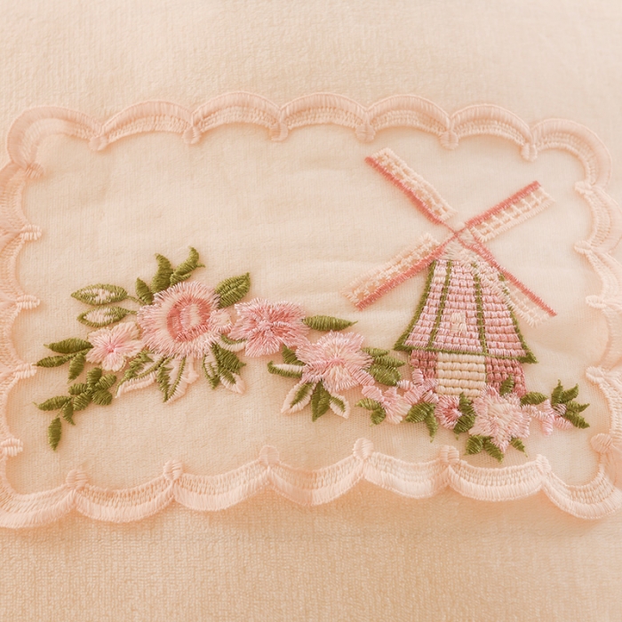 91家纺网 家纺一手货源 找家纺 睡美人 新款迷情韩版小清新纯色双拼牛奶绒四件套薰衣紫