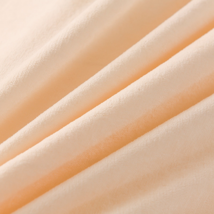 91家纺网 家纺一手货源 找家纺 睡美人 新款迷情韩版小清新纯色双拼牛奶绒四件套薰衣紫