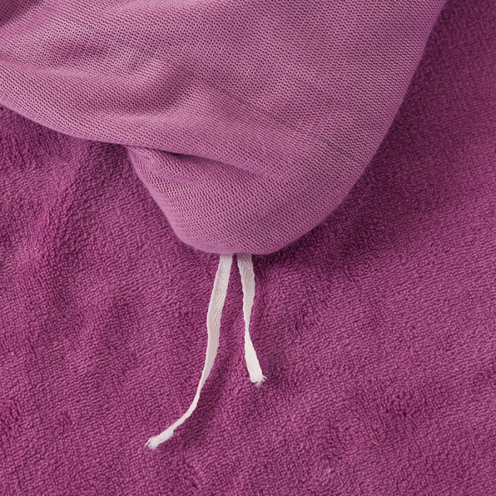 91家纺网 家纺一手货源 找家纺 睡美人 新款迷情韩版小清新纯色双拼牛奶绒四件套薰衣紫